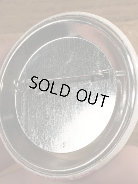 80年代頃のPlant One On Your Mom This Mother's Day!のメッセージが書かれたビンテージの缶バッジ