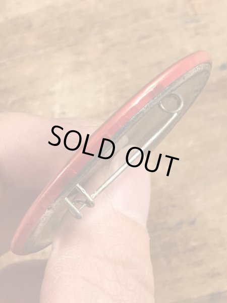 80年代頃のDon't Panic!のメッセージが書かれたヴィンテージの缶バッチ