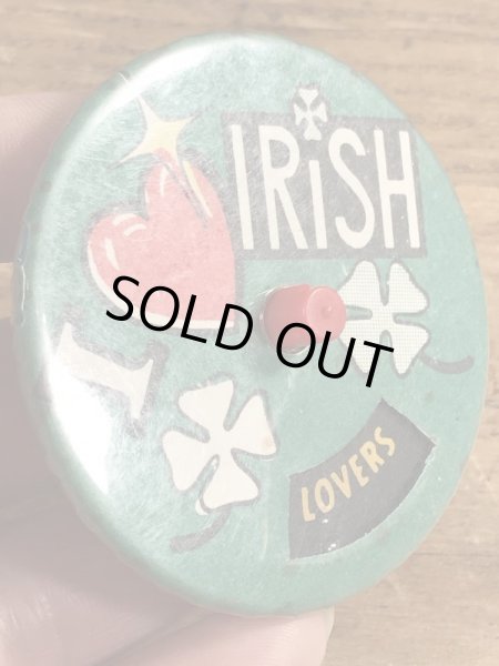 80年代頃のルーレットが付いたビンテージの缶バッジ