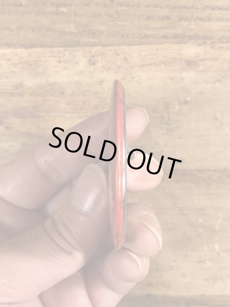 80年代頃のDon't Panic!のメッセージが書かれたヴィンテージの缶バッチ