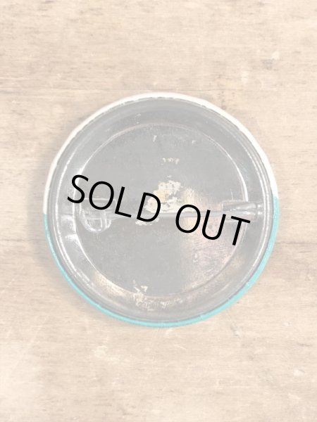 80’sのLet's Talk Tunaのメッセージが書かれたヴィンテージの缶バッチ