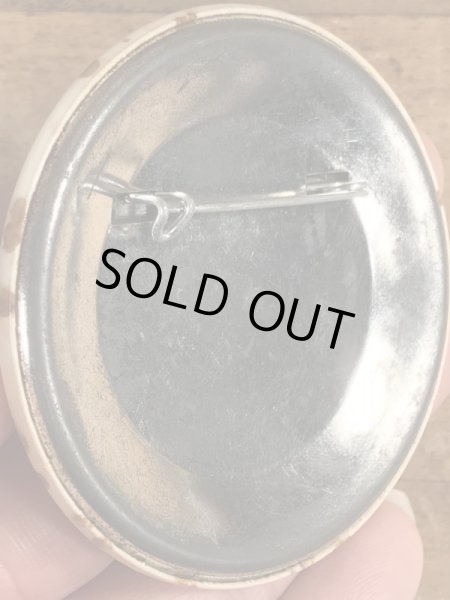 80'sのFeel Great Now Ask Me How!のメッセージが書かれたヴィンテージの缶バッチ