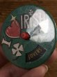 80’sのI Love Irishのルーレットが付いたヴィンテージの缶バッチ