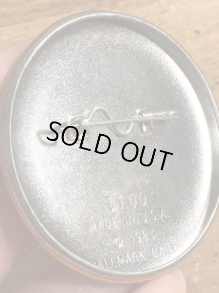 80’sのHallmark社製のメッセージが書かれたヴィンテージの缶バッチ