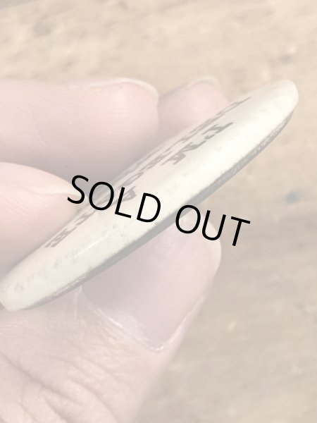 60年代頃のメッセージが書かれたビンテージの缶バッチ