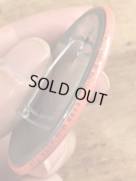 80’sのスマーフのヴィンテージの缶バッチ