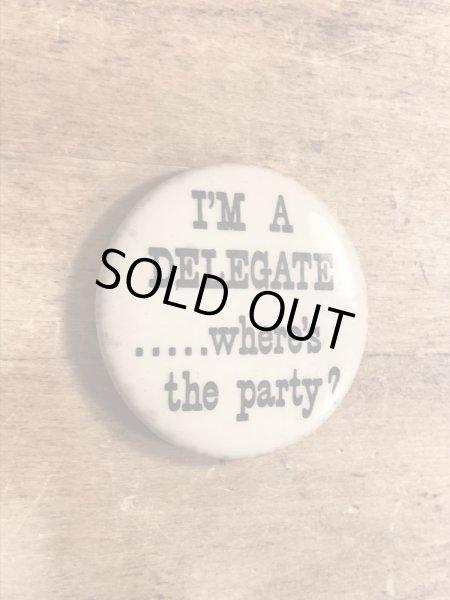 60年代頃のメッセージが書かれたビンテージの缶バッチ