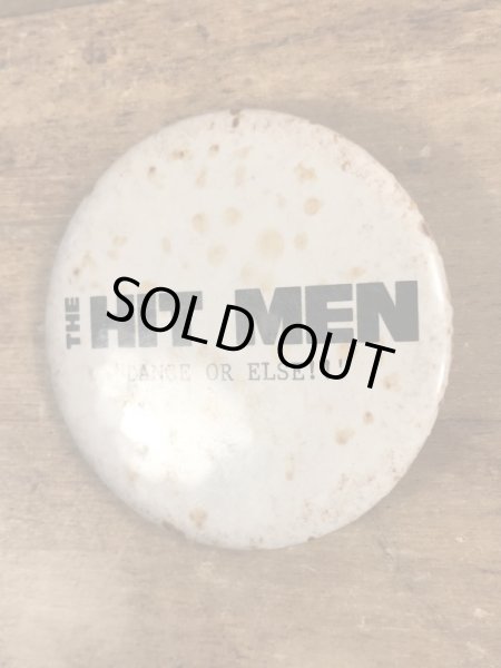 80’sのヒットマンと書かれたヴィンテージの缶バッチ