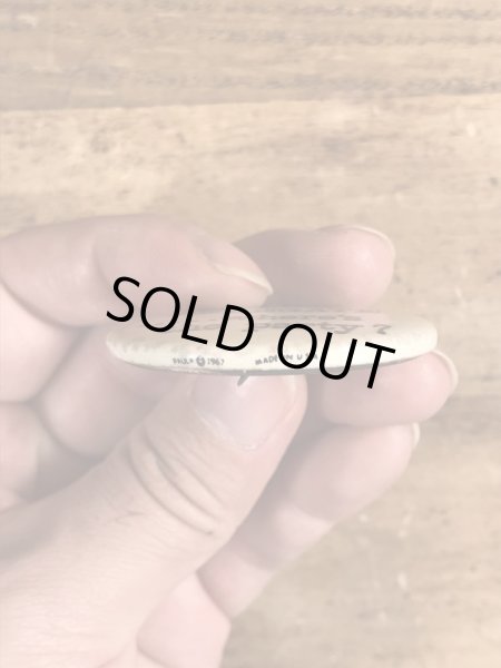 60’sのI'm A Delegate.....Where's The Party?メッセージが書かれたヴィンテージの缶バッジ