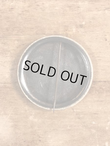 60’sのI'm A Delegate.....Where's The Party?メッセージが書かれたヴィンテージの缶バッジ