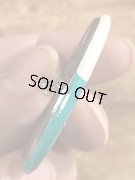 80’sのLet's Talk Tunaのメッセージが書かれたヴィンテージの缶バッチ