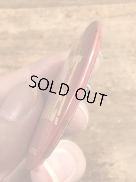 80年代頃のDon't Panic!のメッセージが書かれたヴィンテージの缶バッチ