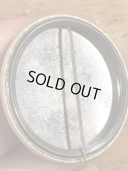 60’sのI'm A Delegate.....Where's The Party?メッセージが書かれたヴィンテージの缶バッジ