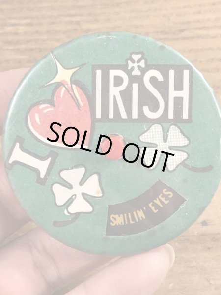 80年代頃のルーレットが付いたビンテージの缶バッジ