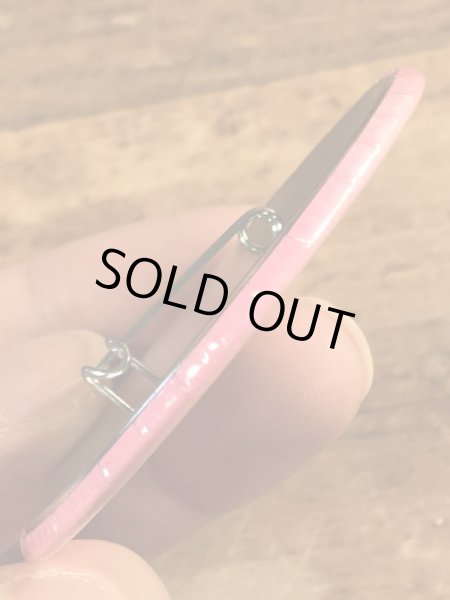 80’sのBite Meのブタが描かれたヴィンテージの缶バッチ