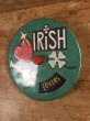 80’sのI Love Irishのルーレットが付いたヴィンテージの缶バッチ