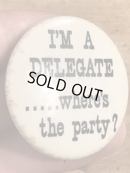 60年代頃のメッセージが書かれたビンテージの缶バッチ