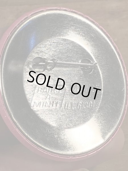 80’sのBite Meのブタが描かれたヴィンテージの缶バッチ