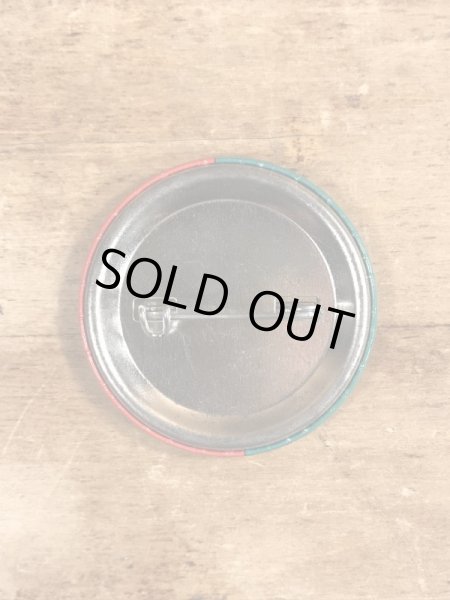 80’sのWhat's So Goddamned Terrific About...のメッセージが書かれたヴィンテージの缶バッチ