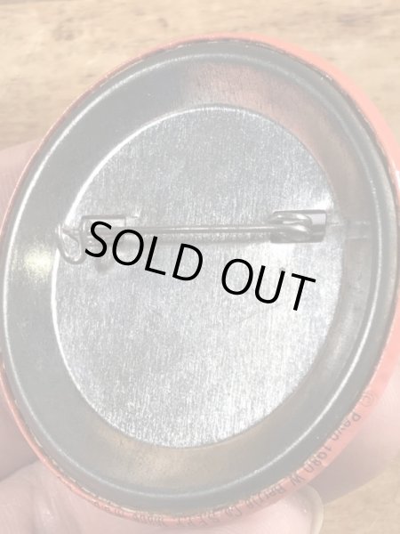 80年代頃のスマーフのビンテージの缶バッジ