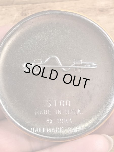 80’sのHallmark社製のメッセージが書かれたヴィンテージの缶バッチ