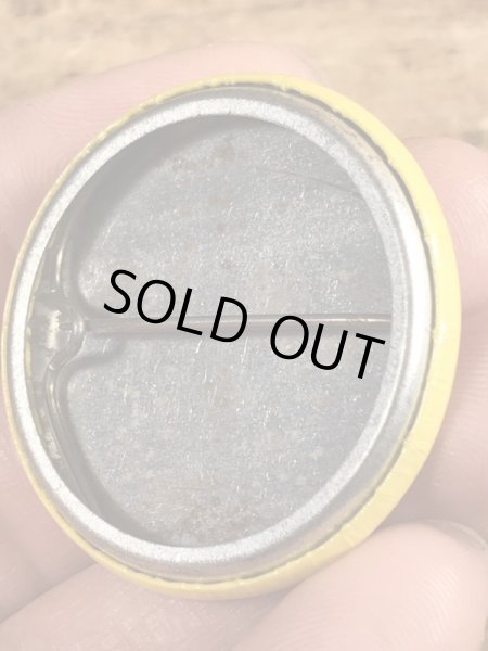 80年代頃のパニック！のメッセージが書かれたビンテージの缶バッジ