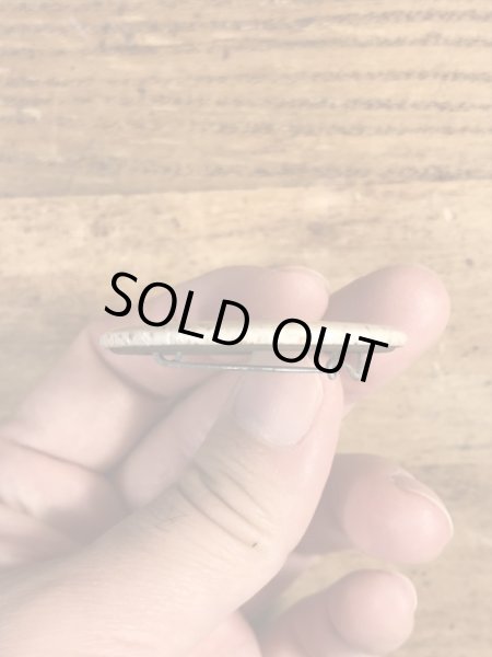 80’sのDepression's Over...のメッセージが書かれたヴィンテージの缶バッチ