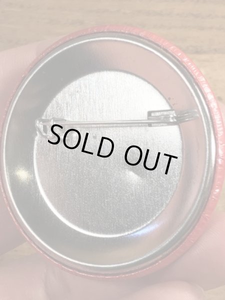 80年代頃のパイプレンチ禁止のビンテージの缶バッジ