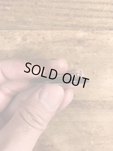 80'sのI Love Everybody And You're Next!のメッセージが書かれたビンテージの缶バッジ