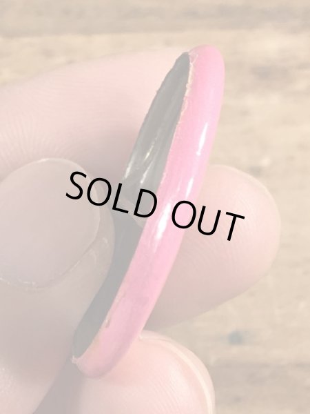 80'sのCowabunga Dude!のメッセージが書かれたビンテージの缶バッジ