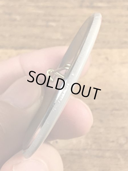 80'sのYouth Is Wasted On The Young.のメッセージが書かれたビンテージの缶バッジ