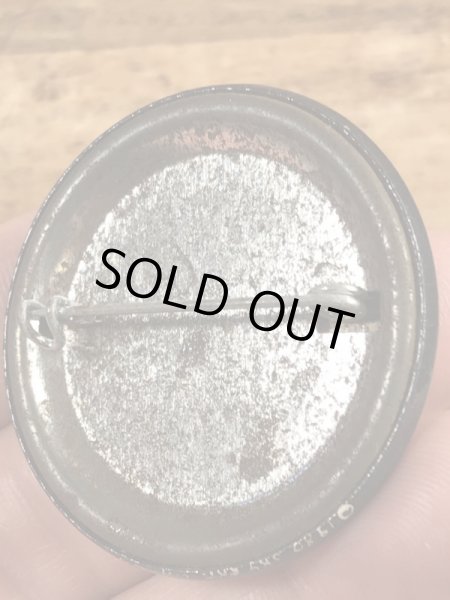 80年代頃のファックオフと書かれたビンテージの缶バッジ