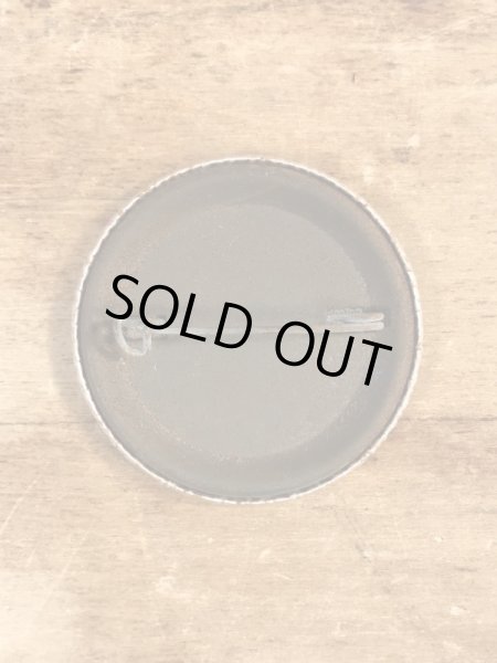 80’sのDepression's Over...のメッセージが書かれたヴィンテージの缶バッチ