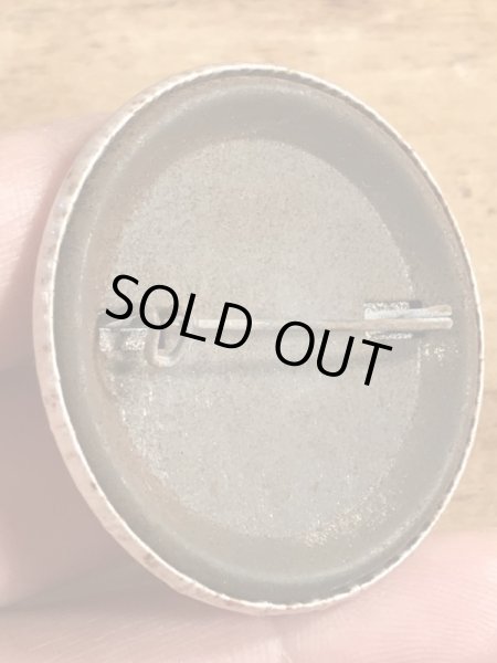 80’sのDepression's Over...のメッセージが書かれたヴィンテージの缶バッチ