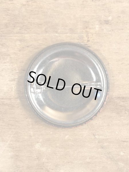 80'sのI Love Everybody And You're Next!のメッセージが書かれたビンテージの缶バッジ