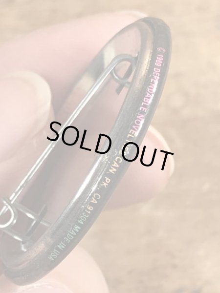 80’sのOne For The Money Two For The Show...のメッセージが書かれたヴィンテージの缶バッチ