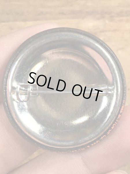 80'sのI Love Everybody And You're Next!のメッセージが書かれたビンテージの缶バッジ