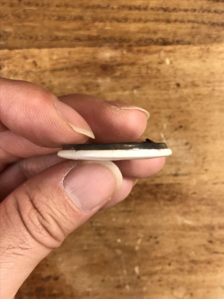 80’sのI Love BS The Bike Sliderのメッセージが書かれたヴィンテージの缶バッチ