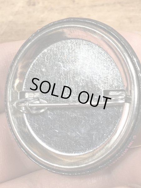 80’sのOne For The Money Two For The Show...のメッセージが書かれたヴィンテージの缶バッチ