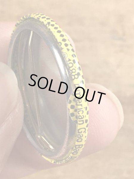 80’sのBeer Inspector Ready For My Next Case!のアメリカンジョークが描かれたヴィンテージの缶バッチ