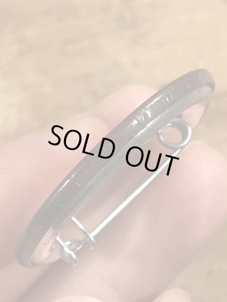 80年代頃のI Love Everybody And You're Next!のメッセージが書かれたヴィンテージの缶バッチ