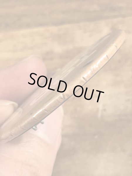 80年代頃のToo Ripped Gotta Go...のメッセージが書かれたヴィンテージの缶バッチ