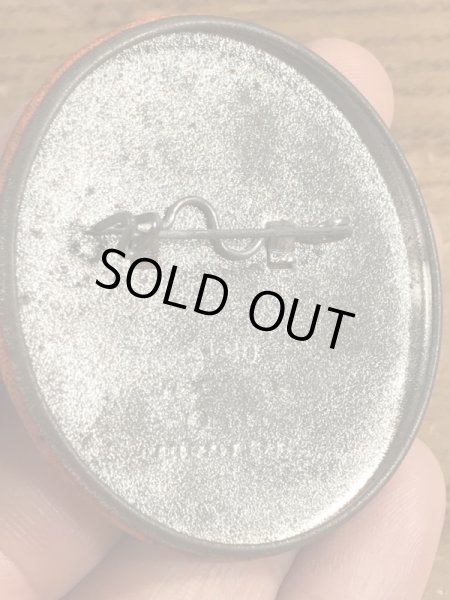 80’sのHallmark社製のTempt Me!のメッセージが書かれたヴィンテージの缶バッチ