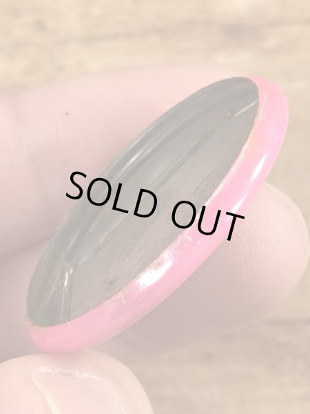 80'sのCowabunga Dude!のメッセージが書かれたビンテージの缶バッジ