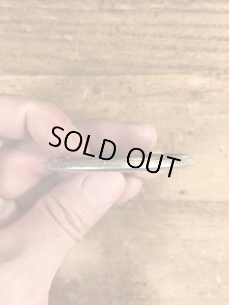 80’sのアンハイザーブッシュビールのメッセージが書かれたヴィンテージの缶バッチ