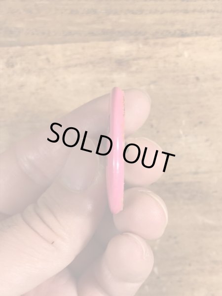 80年代頃のCowabunga Dude!のメッセージが書かれたヴィンテージの缶バッチ