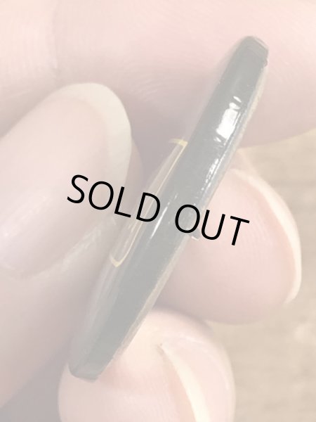 80年代頃のBon Jourと書かれたビンテージの缶バッ