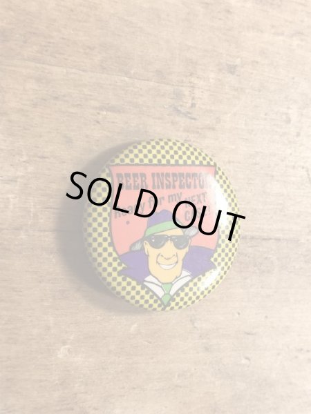 80年代頃のAmerican gag bag社製のメッセージが書かれたビンテージの缶バッジ