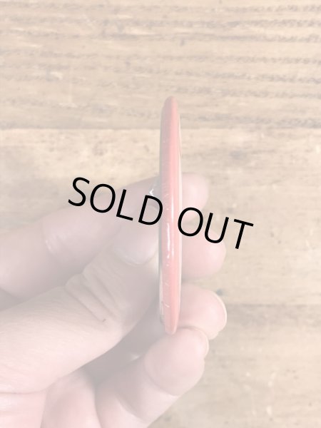 80年代頃のパイプレンチ禁止のビンテージの缶バッジ