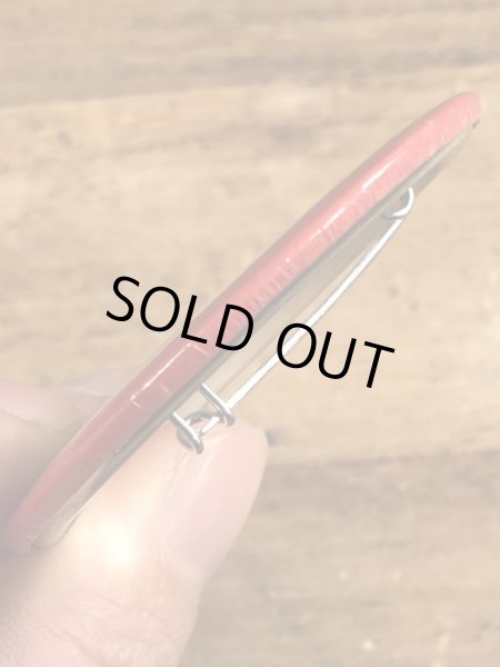 80年代頃のパイプレンチ禁止のビンテージの缶バッジ